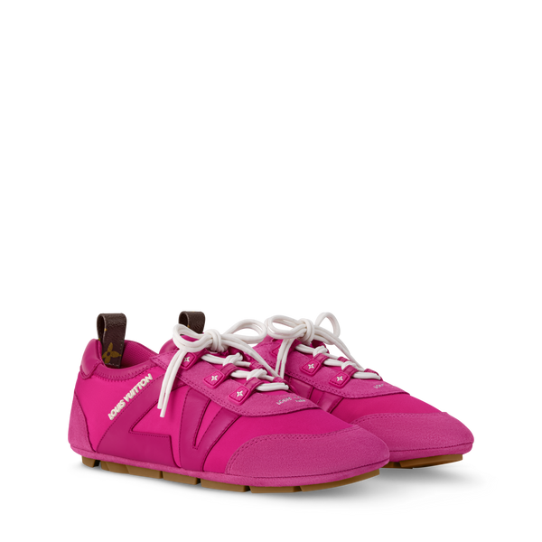 Premium Pink Designer Sneakers  Stylish Lace-Up Casual Shoes For Women
