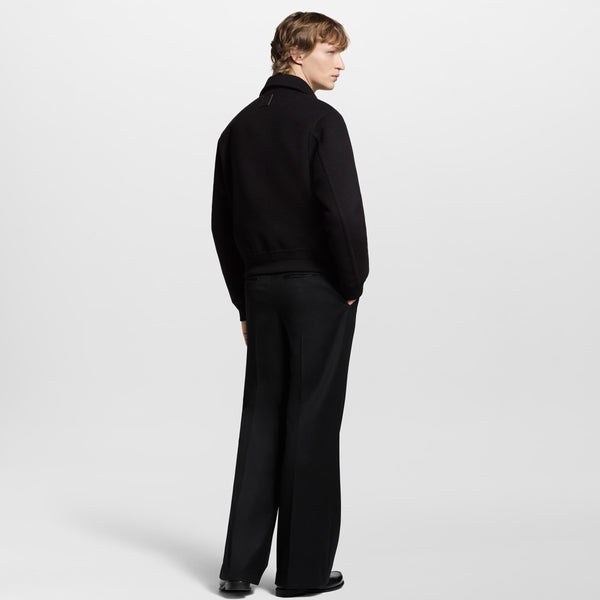 Wool-Silk Double Face Blouson