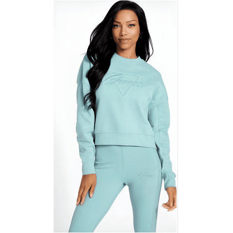 Premium Embossed Logo Round Neck Tracksuit