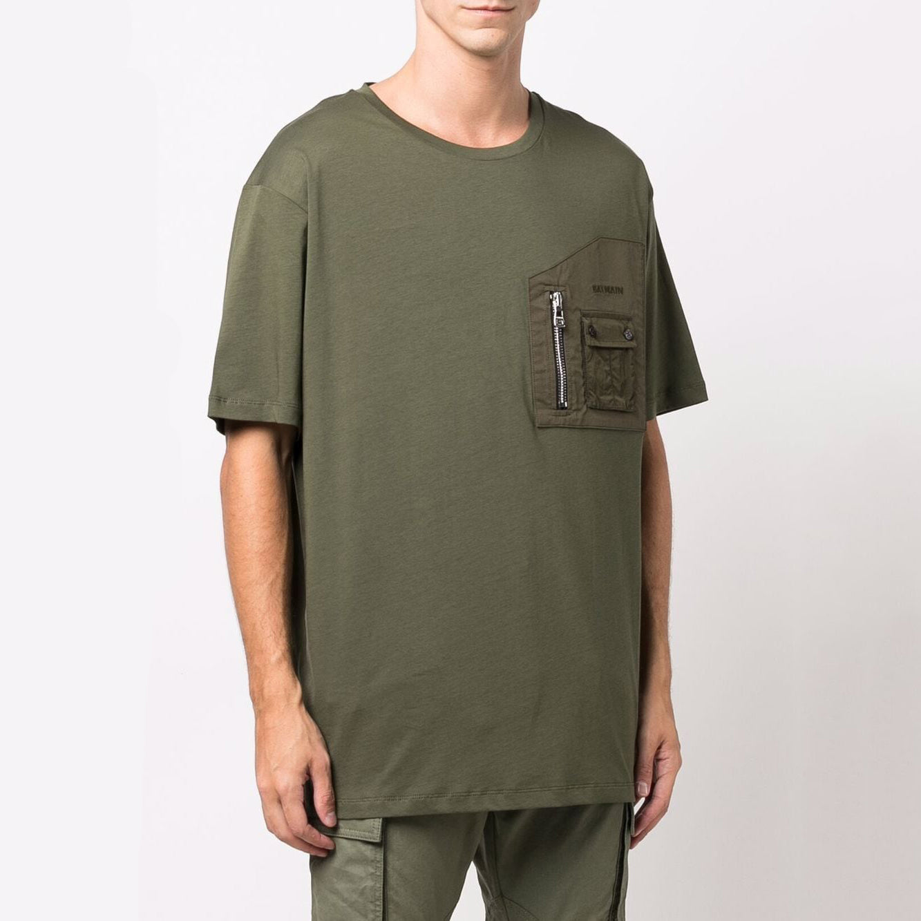 Premium Zip Chest Pocket T-Shirt