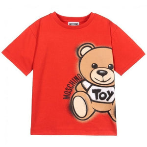 Kids Premium Teddy Bear Printed Cotton T-Shirt