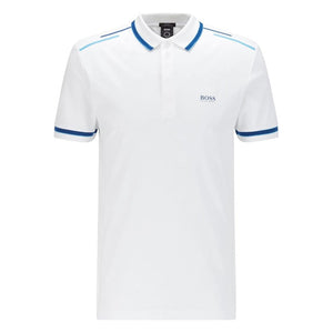Stretch-Cotton Slim Fit Polo With Branded Undercollar