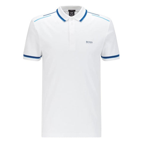 Stretch-Cotton Slim Fit Polo With Branded Undercollar