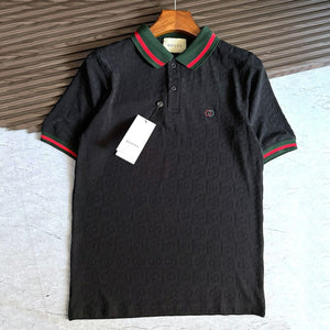Premium Cotton Polo Shirt With Web Stripe