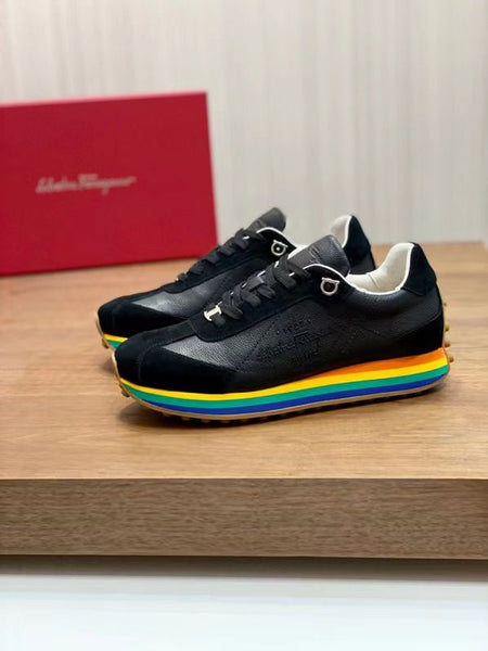 Men High-Quality Rainbow Sole Sneakers