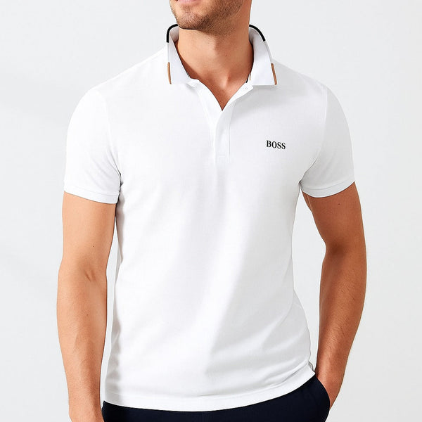 Luxury Classic White Polo Shirt