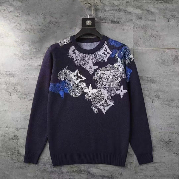 Multi-Color Brand Printed Pullover