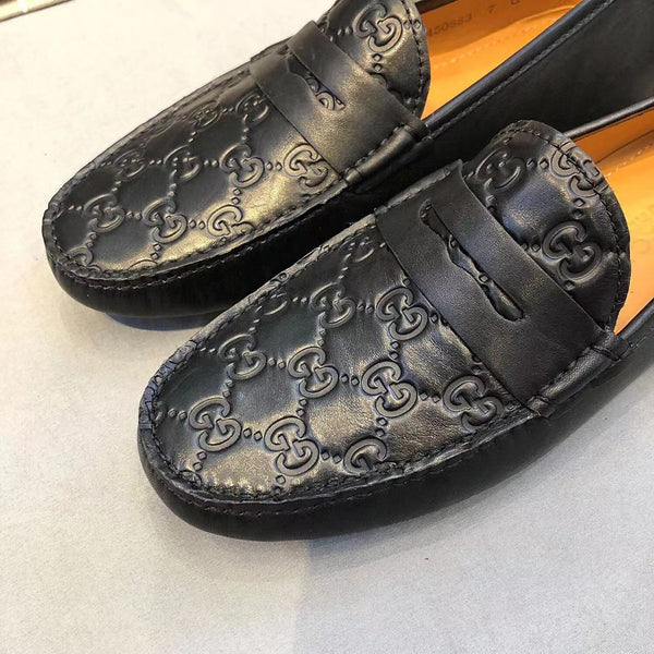 Embossed Stylish Loafers For Men