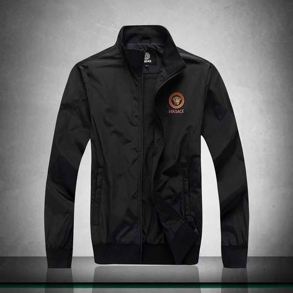 Premium Solid Color Zip-Up Jacket