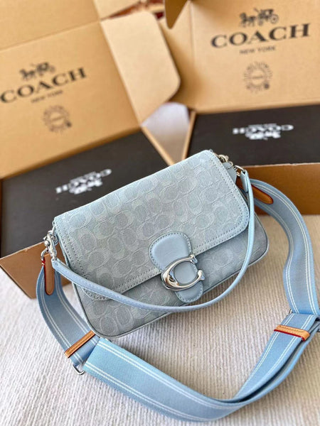 Premium Denim Tabby Shoulder Bag