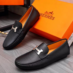 Luxurious Loafers With Metal Hardware