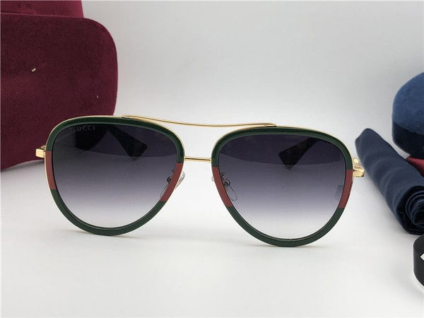 Latest Gradient Web Aviator Sunglasses