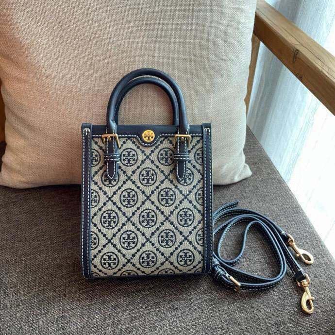 Mini Jacquard T Monogram Tote Bag