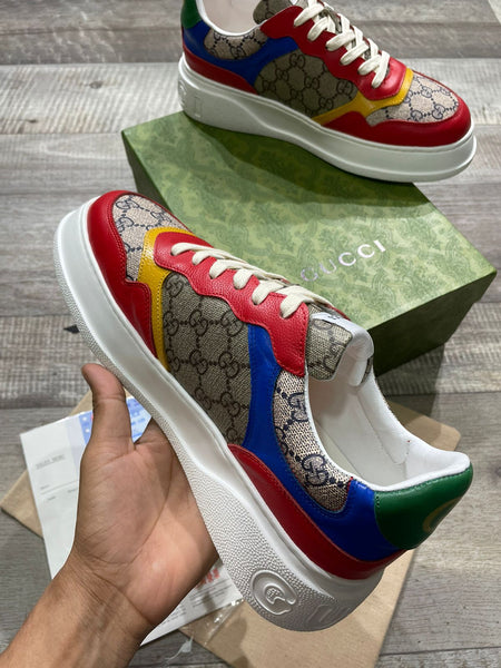 Multi-Color Lace-Up Sneaker