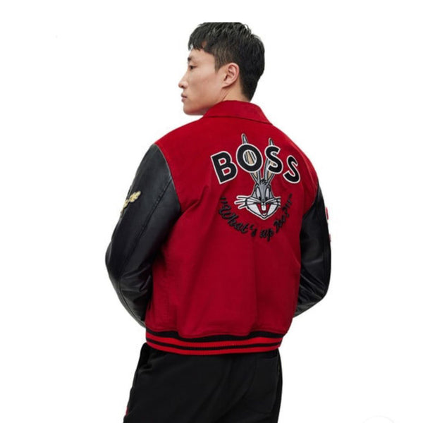 Exclusive Brand Embroidery Varsity Jacket