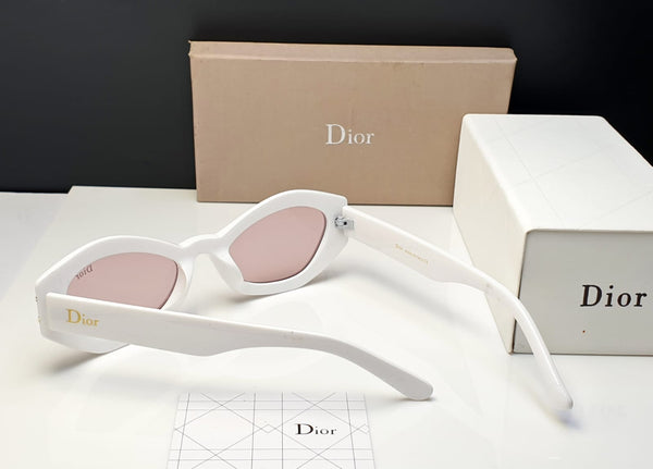 Latest Oval Slim Retro Sunglasses With Logo Print