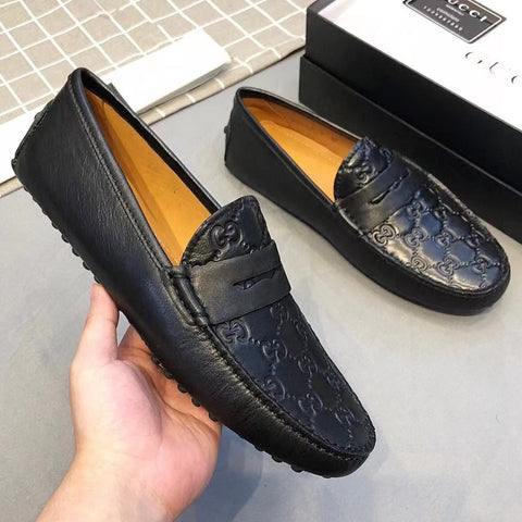Embossed Stylish Loafers For Men