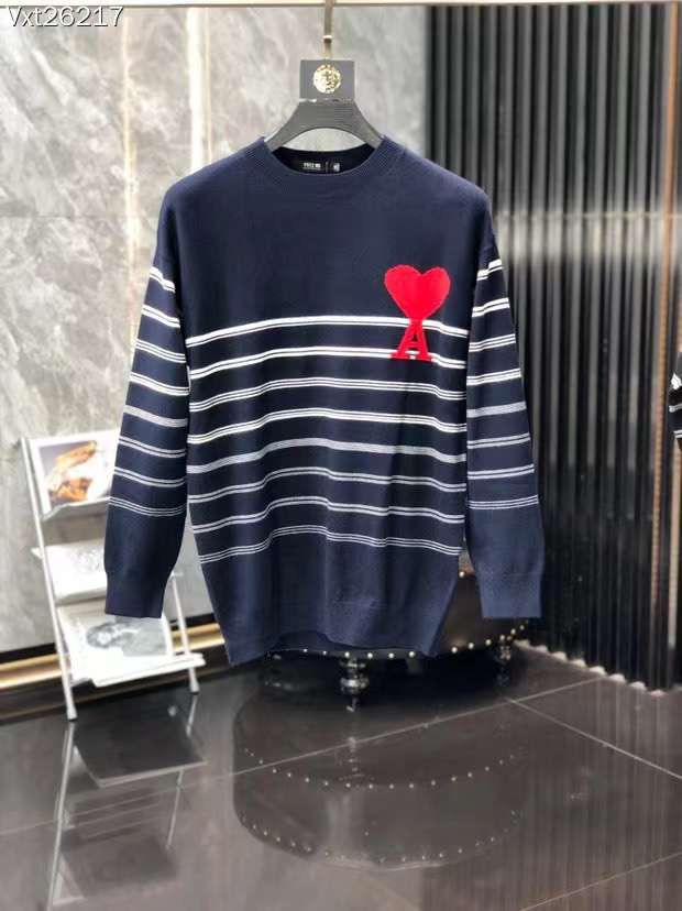 Branded Striped Coeur Pullover