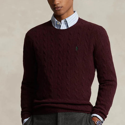 Cable-Knit Wool-Cashmere Jumper