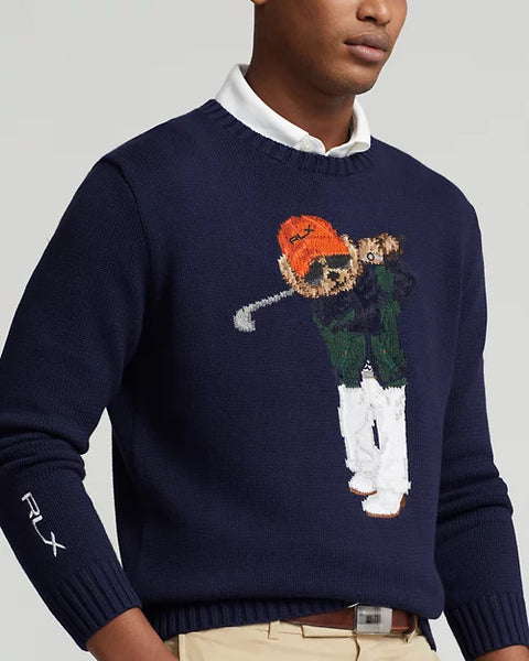 Premium Bear Embroidered  Pullover For Men