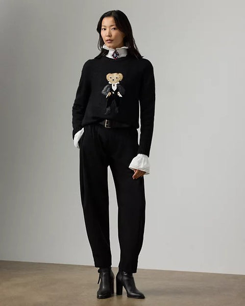 Holiday Polo Bear Metallic Jumper