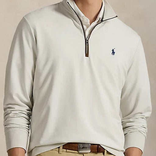 Luxury Classic Quarter-Zip Pullover Sweater