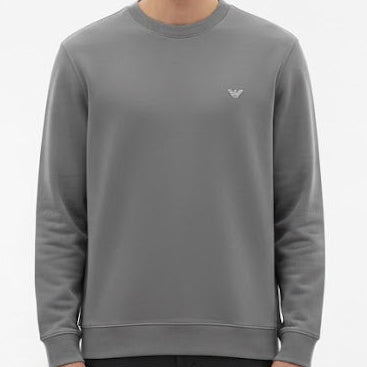 Elegant  Grey Classic Long-Sleeve Tee
