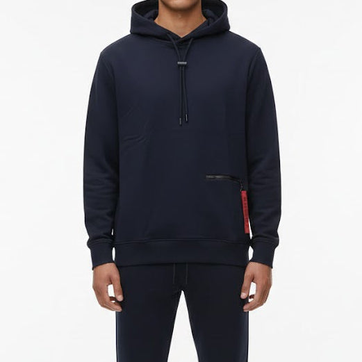 Premium Navy Hooded Tracksuit Set Stylish Comfort Wear