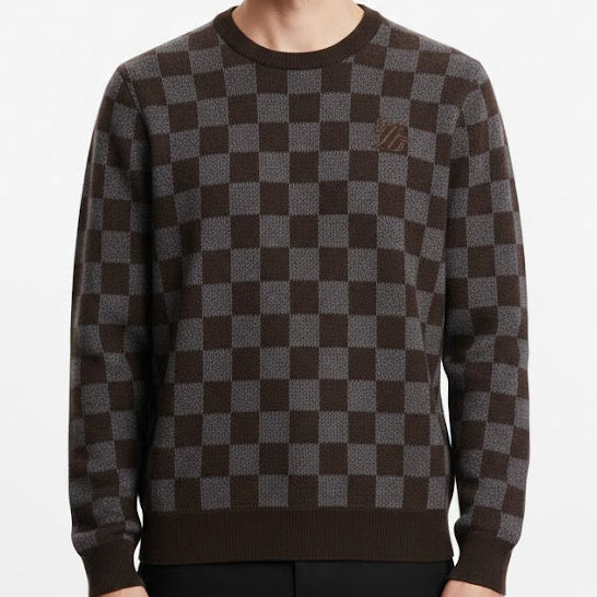 Men Premium Wool Crewneck Pullover