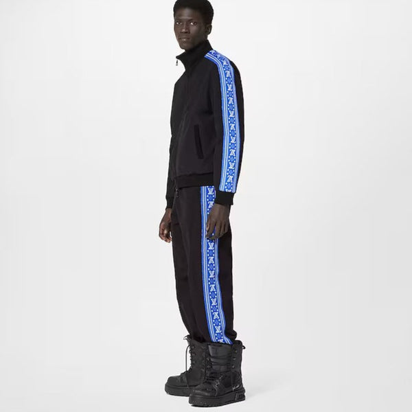 Premium  Fair Isle Stripes Nylon Tracksuit