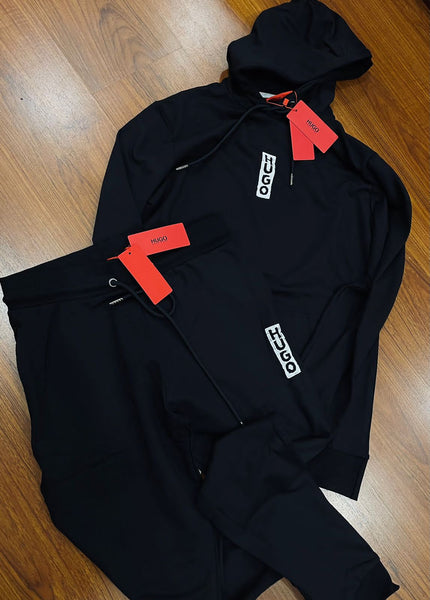 Relaxed-Fit Lycra Tracksuit With Marker Logo