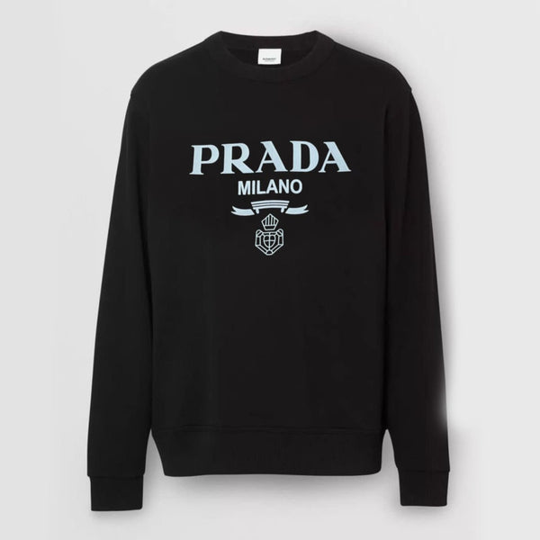 New Arrive Logo-Print Cotton Sweatshirt