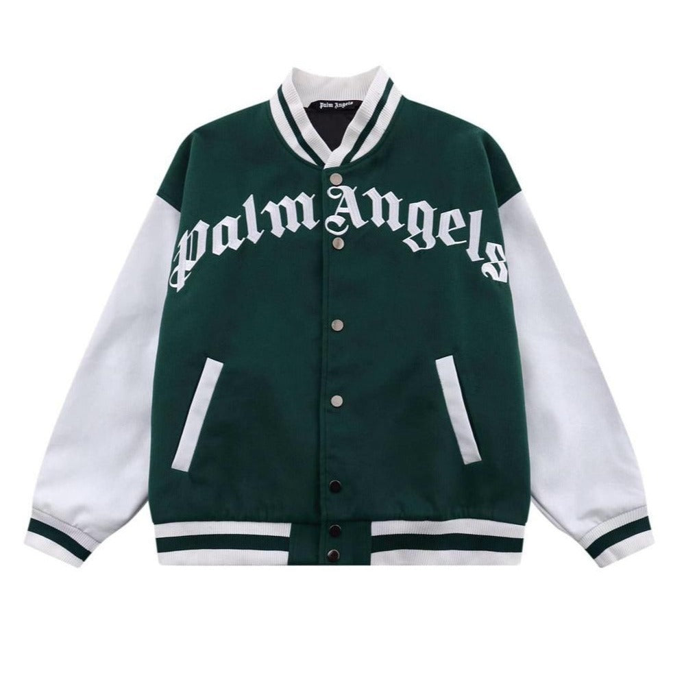 Premium Logo Embroidery Varsity Jacket