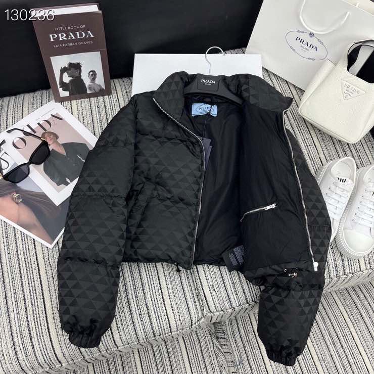 Women Designer Effect Puffer Jacket With Logo Plaque Yard of Deals