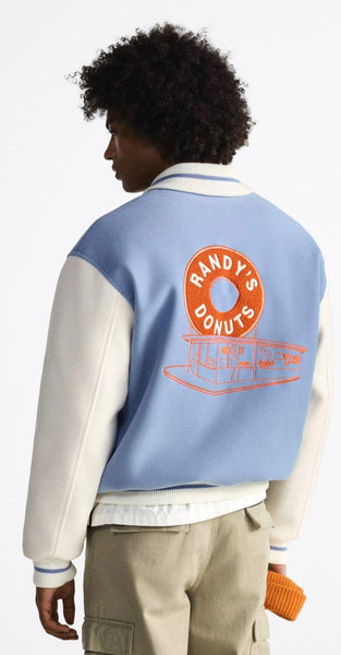 Bomber Jacket With Donut Patched