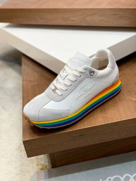 Men High-Quality Rainbow Sole Sneakers