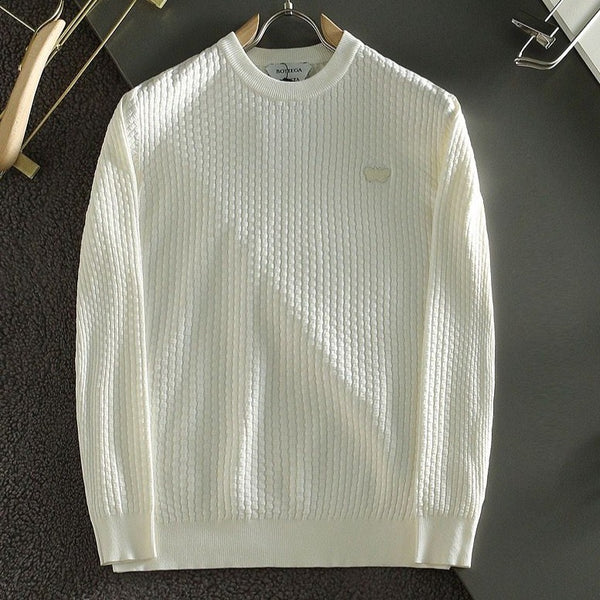 Men Latest Textured Pattern Pullover