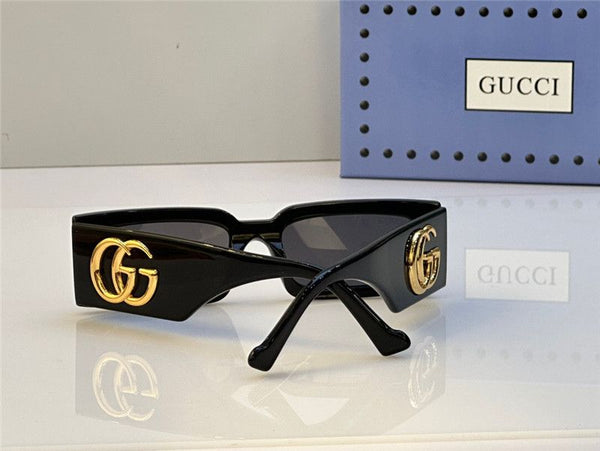 Latest Gene GG Rectangle Frame Sunglasses