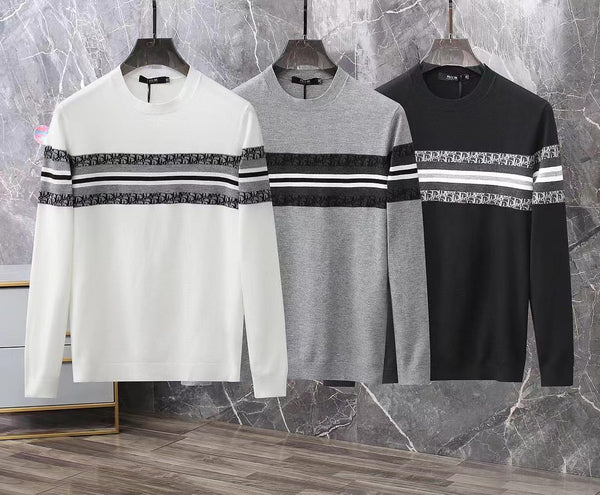 Premium Striped Effect Pullover