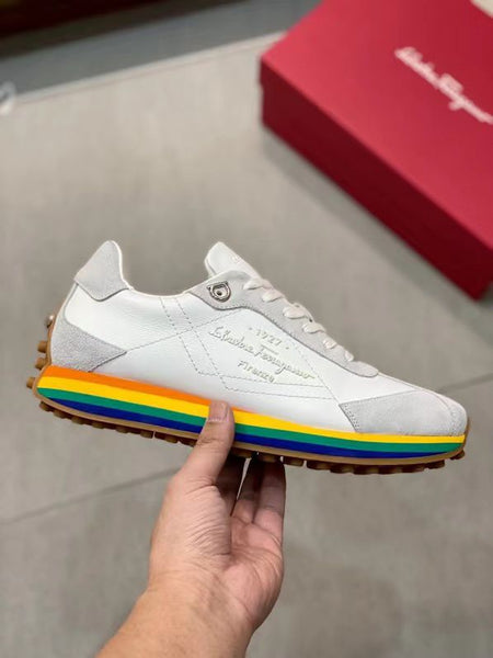 Men High-Quality Rainbow Sole Sneakers