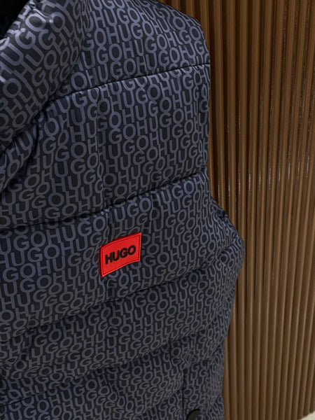 SLIM-FIT JACKET WITH RED LOGO LABEL
