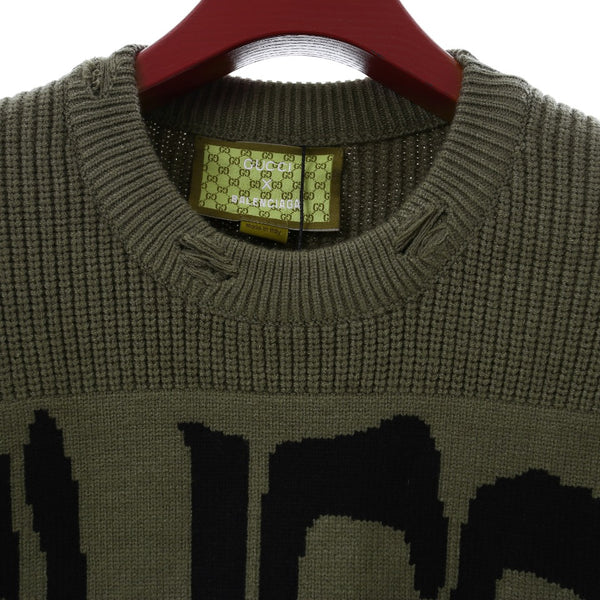 Latest Rough Design Knitted Pullover