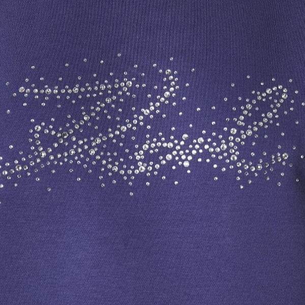 Premium Rhinestone Logo Embellished Sweatshirt