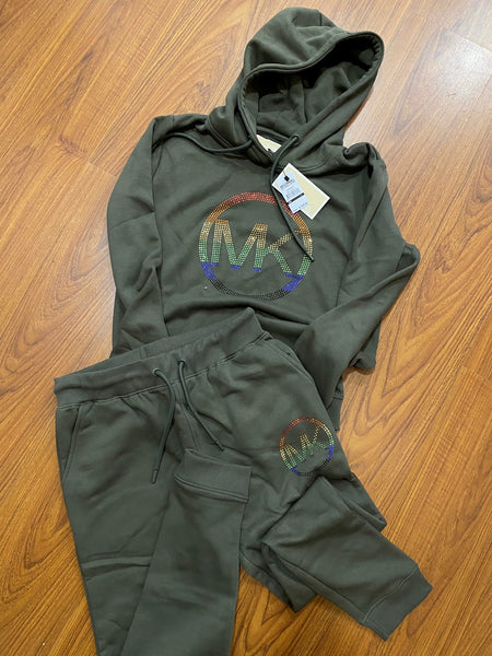 Women Multicolored Logo Patched Tracksuit