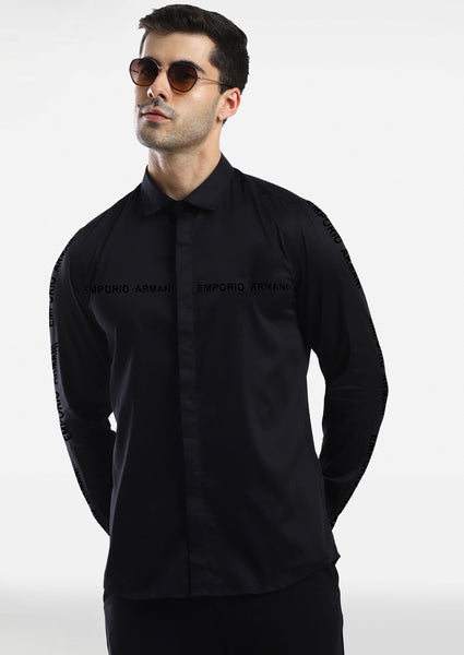 Luxury Full Sleeve Shirt with Embroidery  Logo