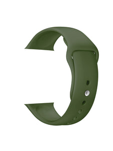 Silicone Sports Watch Strap for Apple Watch Series 5/4/3/2/1(Olive Green)