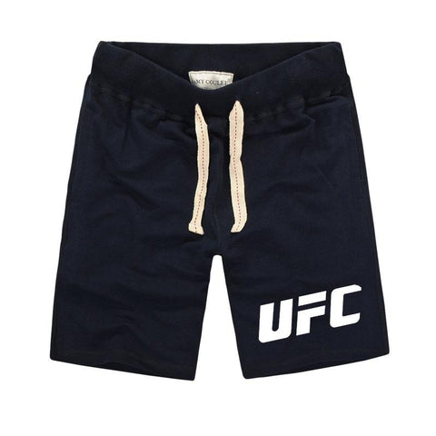 UFC MMA LIFE Fight Ultimate Fighting Championship Printed Shorts Men Fitness Clothing Pure Cotton Muay Thai Men's Shorts Train