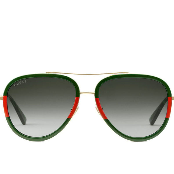 Imported Pilot-Frame Metal Sunglasses For Men