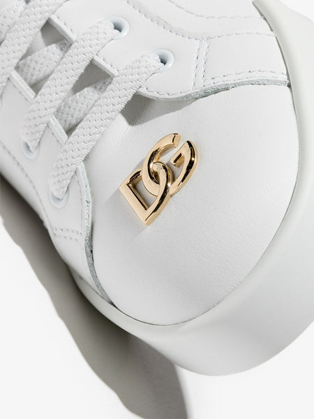Logo-Plaque Lace-Up Trainers