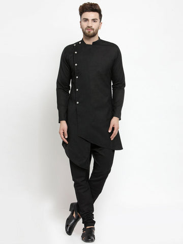 black kurta pajama